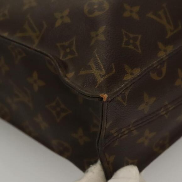 LOUIS VUITTON Monogram Sac Plat Hand Bag M51140 - Picture 10 of 16